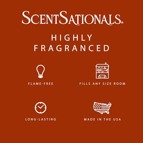 Scentsationals Wax Melts Strong Scent - Pumpkin Spice - Long Lasting Scented Melts for Warmers, 10oz (24-Cubes)
