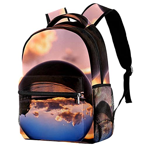 Sac à dos voyage gouttes d'eau et gourde pour les sorties scolaires et randonnées