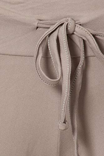 Image of Leggings Depot Women's Wide Leg Drawstring Pajama Pants for Lounge, Sleep | Soft, Breathable Poly-Span, Drawstring Waist, Comfy, Casual, Yoga, Everyday