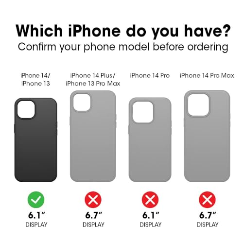 OtterBox iPhone 14 & iPhone 13 Commuter Series Case - Dont BE Blue (Blue), Slim & Tough, Pocket-Friendly, with Port Protection - image 2