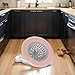 Pink Sewer Plug Floor Drain Cover,Pumps and Plumbing Equipment，Home Kitchen Sink Sewer Round Filter Basket Floor Drain Stopper Strainer Tool, Kitchen Drains and Strainers, Pumps and Plumbing Equipment