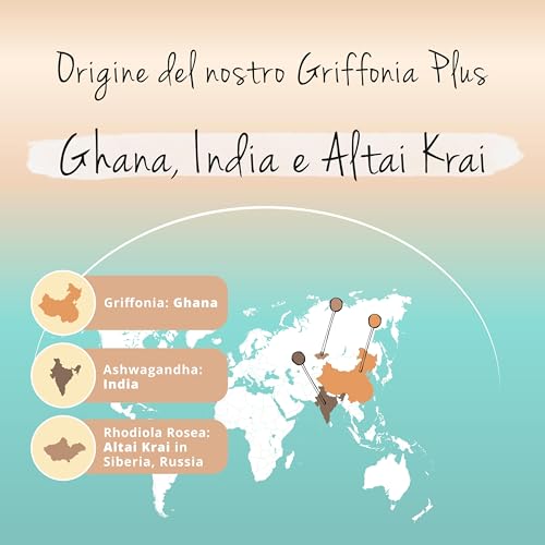 Griffonia 5-HTP Vegavero® | con Ashwagandha KSM-66® e Rhodiola Rosea | 20% 5HTP (5-idrossitriptofano) | Integratore Precursore Serotonina | Senza Additivi | 90 capsule | Vegan - 4