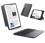 ESR for iPad A18/A16 12th/11th/10th Gen Case with Keyboard, Magnetic Detachable Keyboard, Portrait/Landscape Modes, Large Click-Anywhere Trackpad, Backlit Keys, Shift Series, Dark Gray