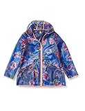 Joules Girls' Raincoat, Blue Floral, 9