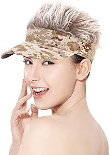 Cobrays Unisex New Camouflage Wig Sun Cap Adjustable Golf Hats Fashion Hip Hop