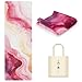 Esterilla Yoga Plegable de viaje Antideslizante para Yoga Pilates Gimnasia, 1,5 mm de Grosor, 183 x 61 x 0,15 cm, Rosa