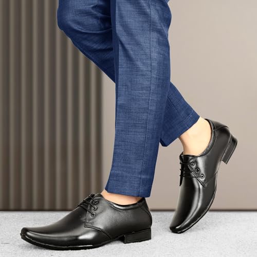 Image of Leatherful Formal Lace-up Derby Shoes| Full Grain Leather | Office, Party | Genuine Leather | Smart Casual