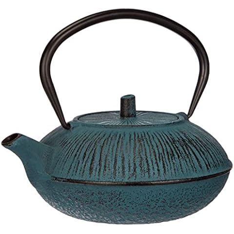 Lacor - 68661 - Tetera De Hierro Fundido 1,1 Litros - Azul Cover