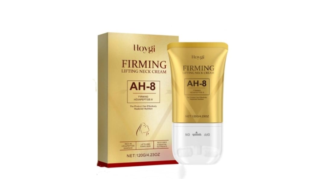 Neck Firming roller cream lifts, reduces neck wrinkles, deeply nourishes, easily absorbs, massages and soothes the skin