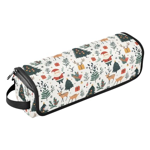 Bolso de viaje Festive Elements para herramientas de cabello, resistente al calor, con tapete protector para planchas, rizadores y accesorios de cuidado capilar miniatura 1