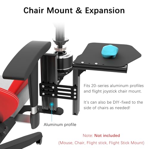 Fixation d'extension de support de tapis de souris réglable horizontalement - 6