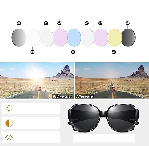 Damskie okulary przeciwsłoneczne z polaryzacją do noszenia na okularach UV400 model oversize