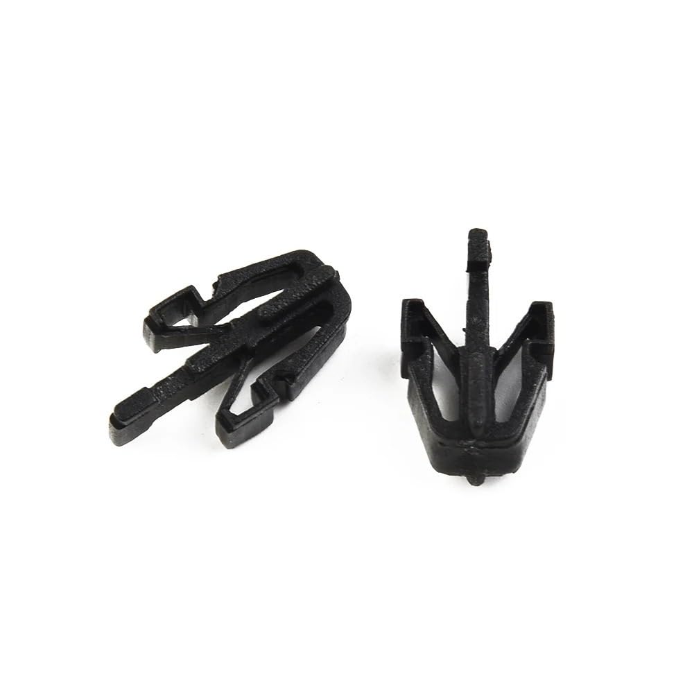YTQMoreBNZ 50Pcs Plastic Rivets Fasteners Screw Car Bumper Fender Black Rivet Car Fastener Clips For Isuzu Replaces 8942180270
