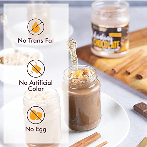 Image of Jindal Cocoa Drinking Chocolate Cinnamon Powder - 200g | Goes well with Hot or Cold Chocolate Drink | No Artificial Colours | No Artificial Preservatives | No Trans-Fat | 100% Vegetarian (200g)
