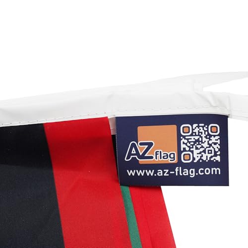 Image of AZ FLAG Libya 6 meters BUNTING Flag 20 flags 9'' x 6'' - Libyan STRING flags 15 x 21 cm