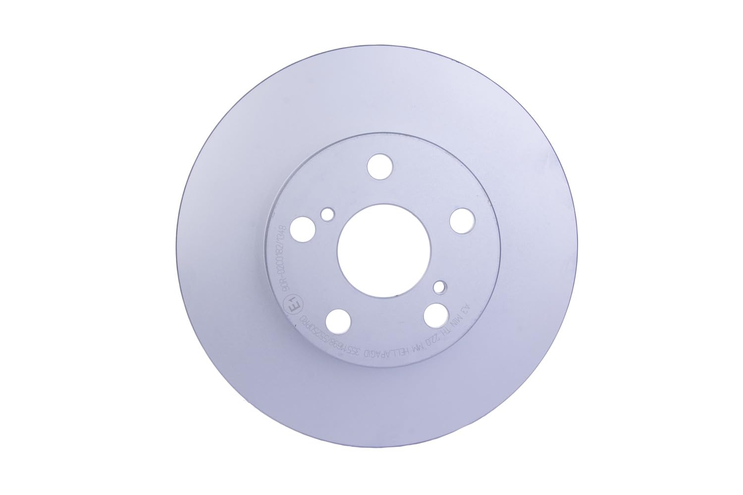 Disque de frein HELLA 8Dd 355 116-981 modèle 55250Pro revêtu pour essieu de voiture - 5