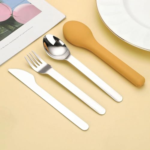 Ensemble de couverts en acier inoxydable partagez vos repas sains - 7