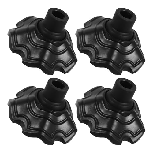 STOBAZA Fundas Protectoras para Patas de Muebles de Madera Dura 4 Unidades Antideslizantes para Sillas y Mesas Ideales para Camping y Exteriores Varios Estilos