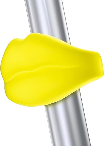 Volo Mmm - Luces traseras recargables para bicicleta en forma de labio, para montar por la noche, diversión, decoraciones de bicicleta, monopatín,