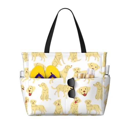 Sac pour femme Labrador Retriever grand sac de plage fourre-tout