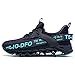 Ezkrwxn Sneakers for Men Slip on Fashion Casual Sport Running Tennis Athletic Walking Shoes Gym Runner Trail Shoe Size 11.5 Navy Blue