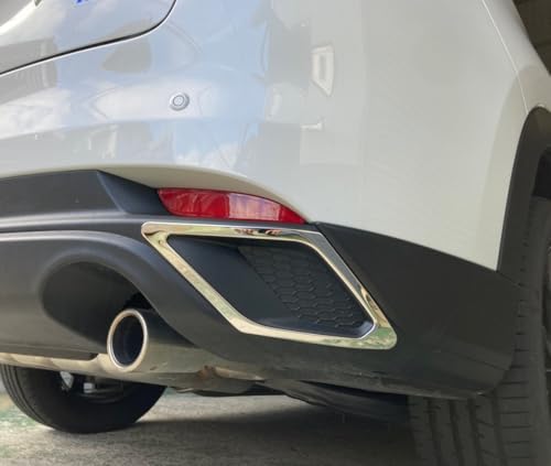 oi-trading マツダ CX-8 KG系 2022年11月〜 リアリフレクターガーニッシュ メッキ プロテクター 傷付き防止 【素材】SUS304ステンレス 鏡面仕上げ メッキ カー アクセサリー ドレスアップ カスタム パーツ 外装 2P 6341