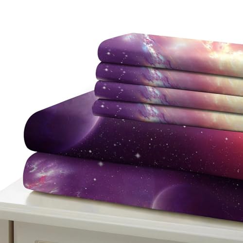 Housse de couette Espace Galactique Super King 260x220cm