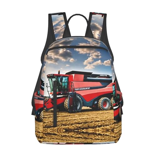 Sac à dos tracteur agricole noir idéal pour le travail et les voyages en train