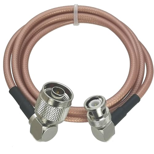 Câble cavalier RF RG142 liaison antenne N mâle BNC coudé 10FT