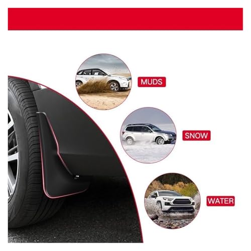 Garde-boue BMW i3 anti-boue | Solution bavettes 4 pièces contre l'usure des bas de caisse - 4