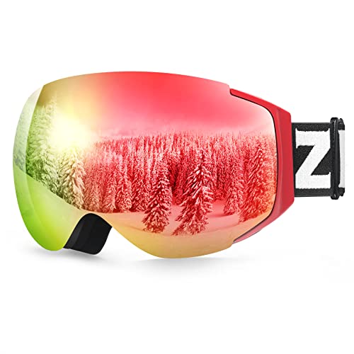 ZIONOR X6 Ski Snowboard Snow Goggles for Men Women Anti-fog ...