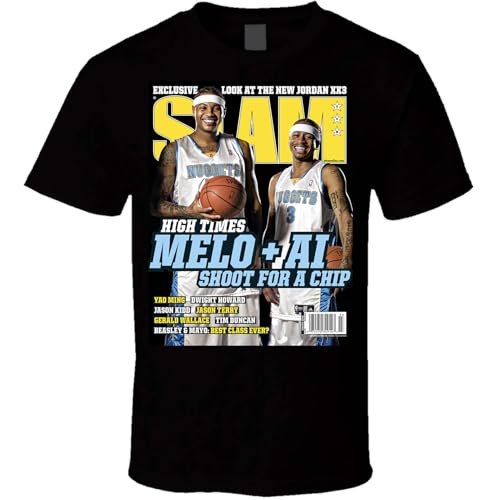 Allen Iverson Slam Cover Men/Women T Shirt Black