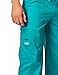 Cherokee Premium Core Stretch Unisex Cargo Scrubs Pant, Teal Blue, Small