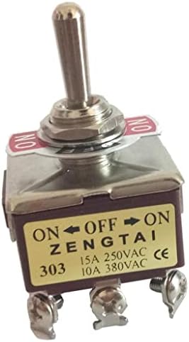 Fashion My Day Toggle Switch, 3PDT On/Off/On 3 Position 9 Pins Latching ...