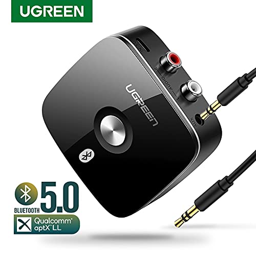 Adaptador Receptor Áudio Bluetooth 5.0 Aptx LL Ugreen Transmissor RCA Receptor 5.0 aptx ll 3.5mm / A