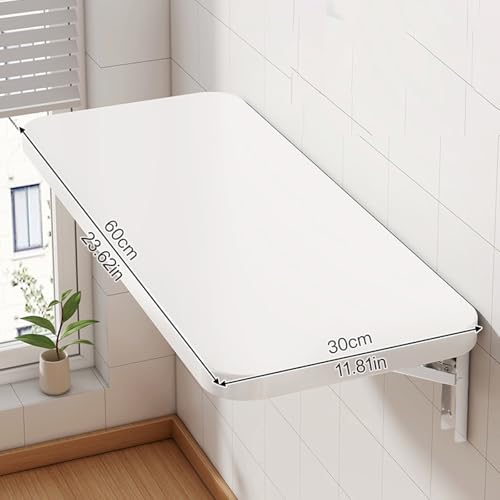 Établi mural pliable avec structure en fer : table flottante robuste
