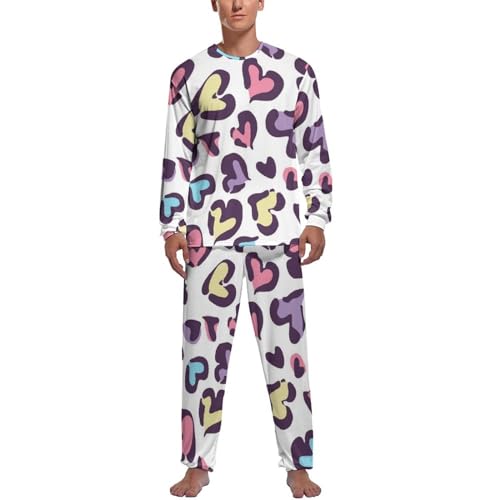 Ensemble de pyjama homme Coeur De Couleur avec haut et pantalon long