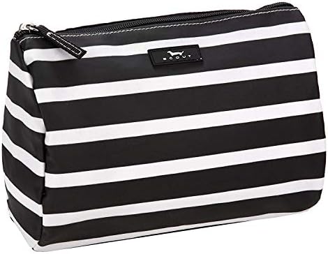 SCOUT Packin' Heat - Large, Water-Resistant, Zip Close Makeup Bag for Women- Toiletry Travel Bag - Cosmetic Bag, Black