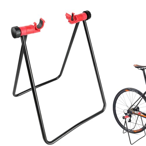 Soporte de estacionamiento para bicicletas – Soporte para bicicletas de interior diseño en forma de U, soporte vertical triangular para estacionamiento de bicicletas, organizador compacto |