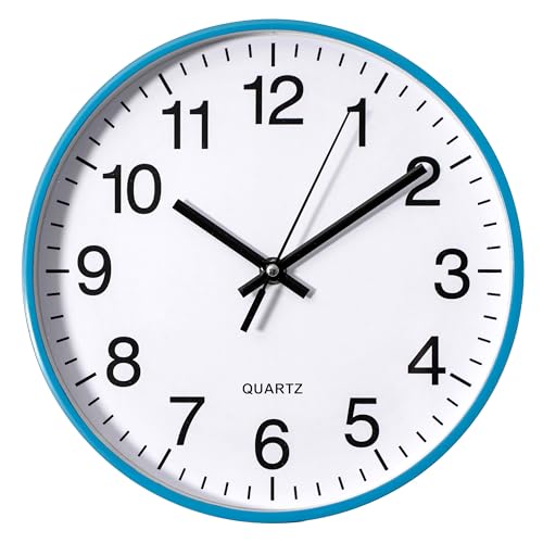 Horloge analogique de 25,4 cm Clockswise avec mécanisme de précision - 2