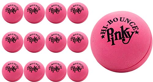 JA-RU Hi Bounce Pinky Ball (12 Pinky Balls) Rubber Bouncy Balls 976-12p