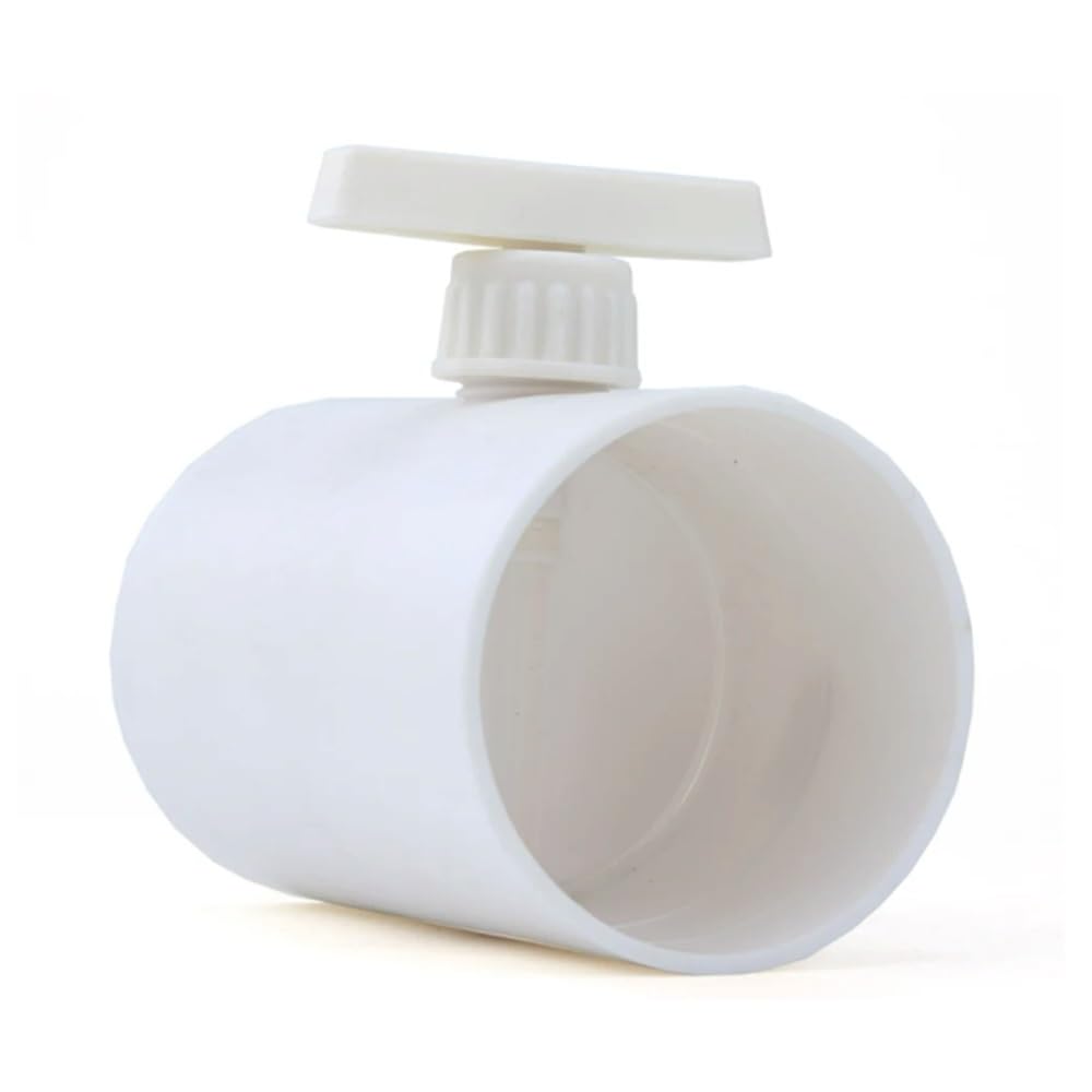 Vanne de ventilation de gaz manuelle en plastique pour régler le débit d'air 75mm