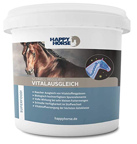 Happy Horse Vitalausgleich – Pro Immun 5 kg | Mineralfuttermittel für Pferde | Mit bioverfügbaren Mineralstoffen & Spurenelementen | Zur Ergänzung der täglichen Nährstoffversorgung