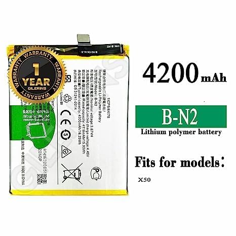 Image of Original B-N2 Battery for Vivo X50 Battery with 1 Year Warranty**** (A00116)