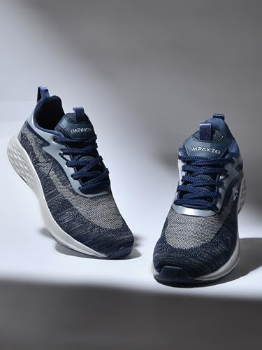 Image of Impakto Woven Max Men's All Court Badminton,Squash Shoes Lightweight & Durable, X-Cushion Protection