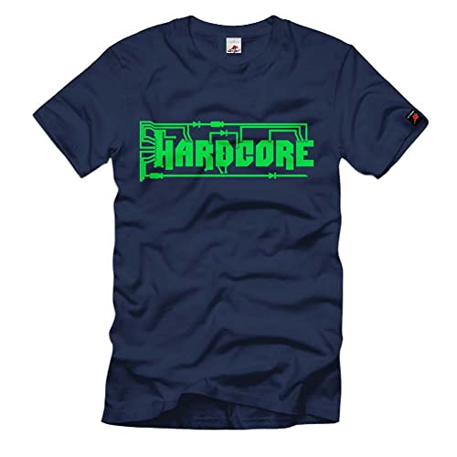 T-shirt Hardcore Music bleu électrique XXXXXL pour exprimer votre style Gabber