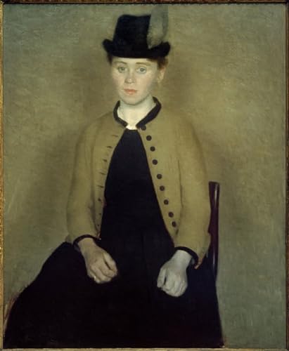 Toile murale abstraite Vilhelm Hammershoi affiche impression peinture salon 60x90cm