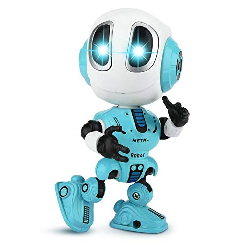 Funny Talking Robot Toys Interactive Electronic Educational Toys Robot for Kids Best Birthday Gifts for Boys and Girls Over 3 Years Old Children (Blue)