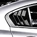 SAUWU 2-pcs for Honda Civic 9th Sedan 2012 2013 2014 2015 Accessories Sporty Car Auto Exterior Shutters Decoration Rear Side Window Louvers Air Vent Scoop Shades Cover Trim Blinds,Glossy Black