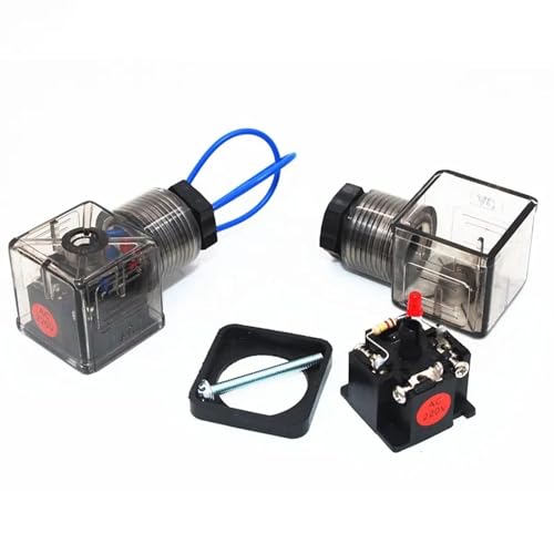 Bobine d'électrovanne pneumatique DC 12V noire pour distributeur - 3